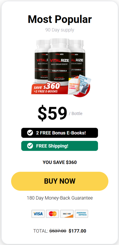 VitalRIZE Buy 3 Bottles