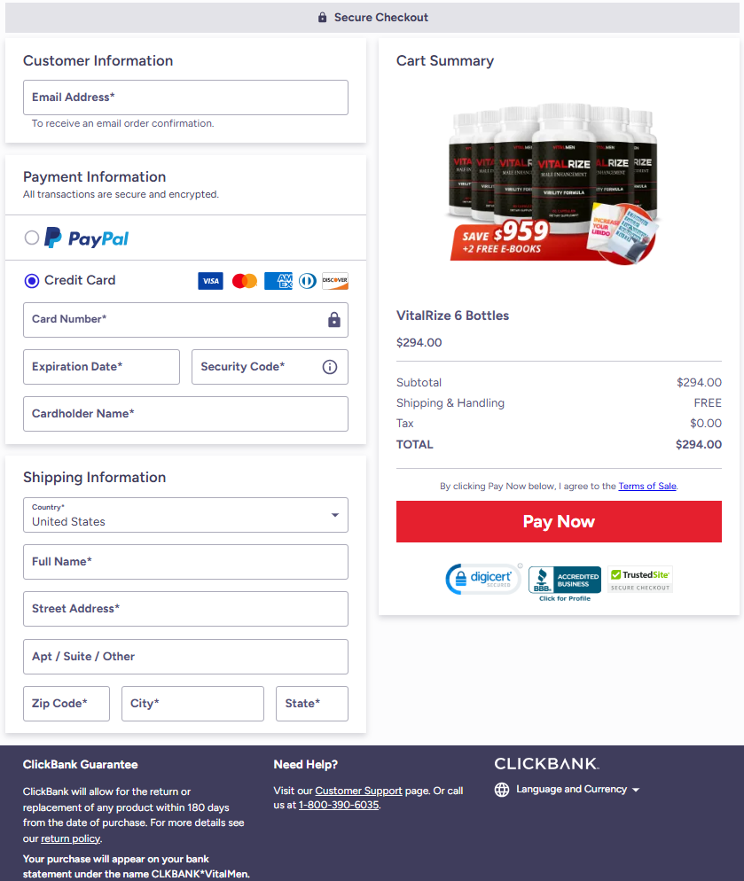 vitalrize official website buy online price